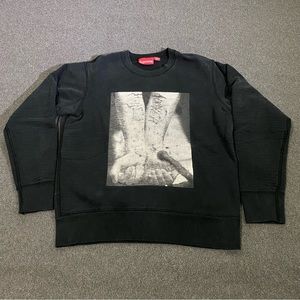 Supreme Slayer Cutter Crewneck Sweatshirt Black Size Small